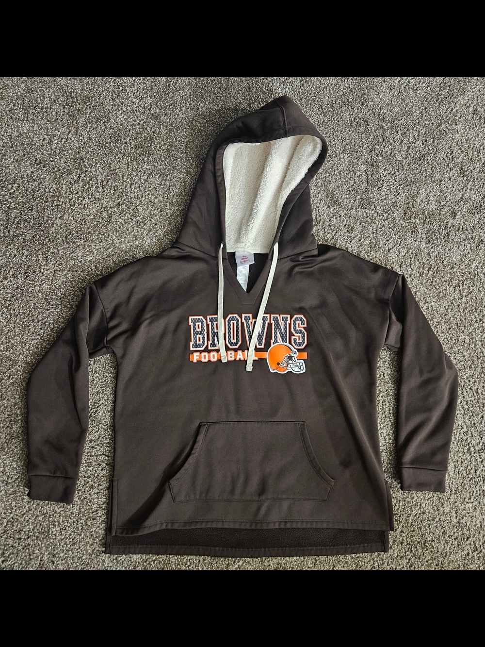 Cleveland Browns NFL Teens Apparel Hoodie XL Fleece Hood